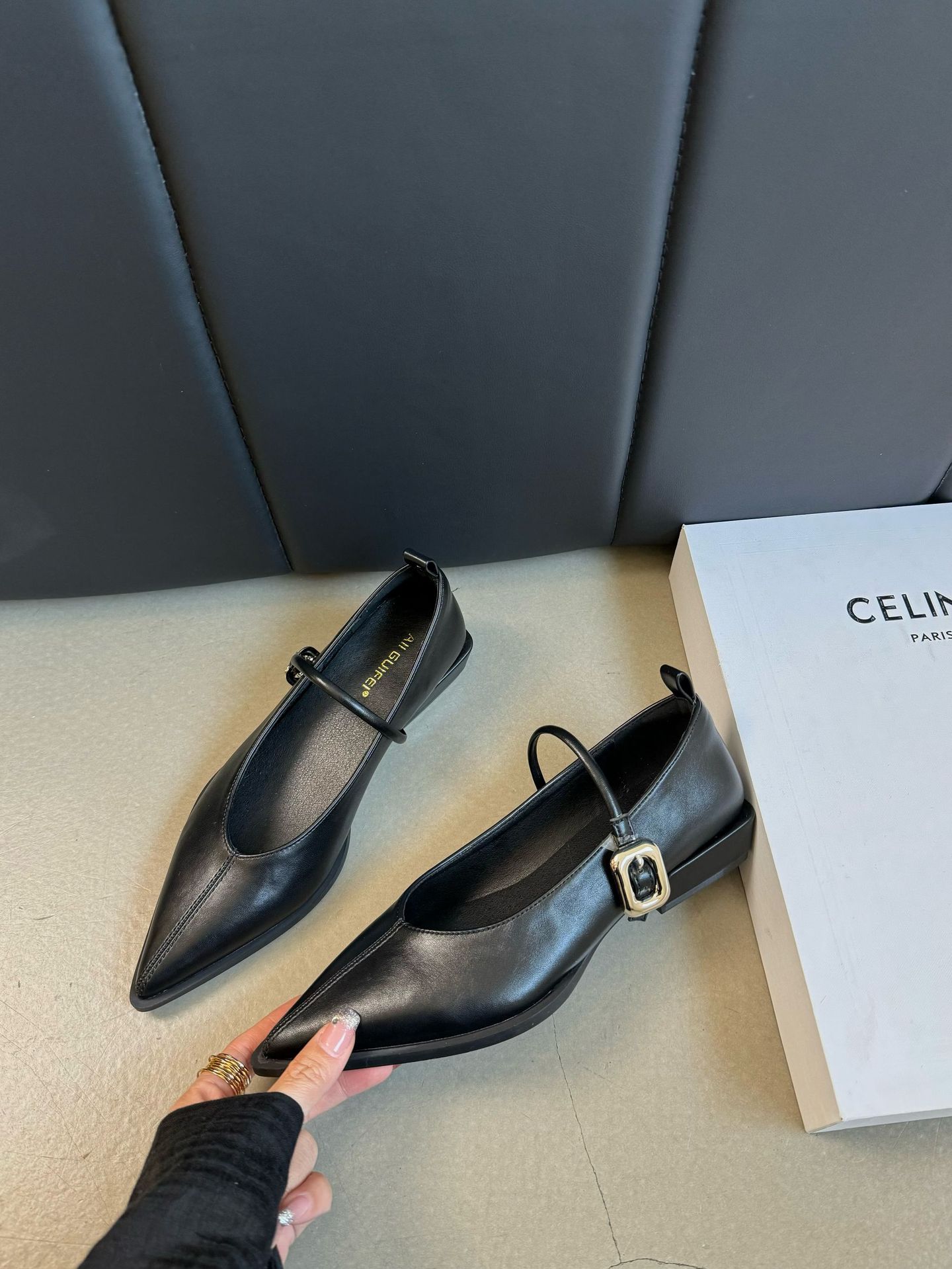 Chaussures Élégantes à Talon Épais – Style Coréen Chic & Confort Quotidien